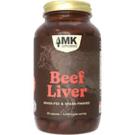 MK Supplements Grass Fed Beef Liver 150 capsules bottle front view