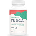 KoNefancy TUDCA Liver Supplements 1000mg 60 vegan capsules front view bottle packaging