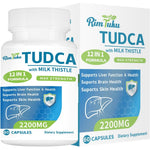 RimTuku TUDCA 2200mg with Milk Thistle front view bottle