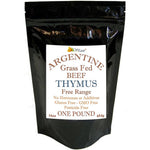 CurEase Argentine Beef Thymus Supplement Powder front view of one pound pouch for immune health