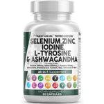 Clean Nutraceuticals ThyroDefend thyroid health supplement front view showing 60 capsules bottle