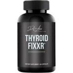 Fixxr Thyroid Support by Dr Amie front view bottle of T2 supplement for metabolism boost