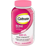 Caltrate 600 Plus D3 bone health supplement 200 tablets front view packaging