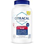 Citracal Maximum Plus 120 calcium supplements tablets front view bottle packaging
