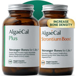 AlgaeCal Bone Builder Pack front view featuring AlgaeCal Plus and Strontium Boost