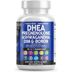 Clean Nutraceuticals DHEA and Pregnenolone hormone support front view