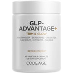 Codeage GLP Advantage 60 Liposomal Capsules front view bottle for metabolic support