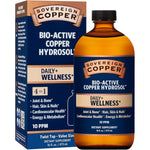 Sovereign Copper Bio-Active Copper Hydrosol front view of 16 fluid ounce bottle