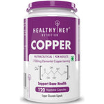 Sheltr Chelated Copper Gluconate 120 Capsules front view
