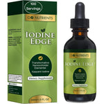 Go Nutrients Iodine Edge liquid supplement front view for thyroid support