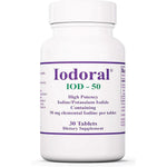 Optimox Iodoral 50 mg thyroid support supplement front packaging view