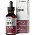 Horbäach Iodine Liquid Drops front view premium thyroid support supplement