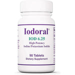 Optimox Iodoral 6.25 mg bottle front view for thyroid support