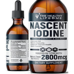 The Healthy Life 4 Me Nascent Iodine liquid supplement bottle front view