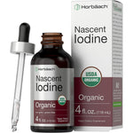 Horbaach Nascent Iodine 4 Fluid Ounce bottle front view