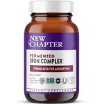 New Chapter Fermented Iron Complex 90 Tablets front view bottle