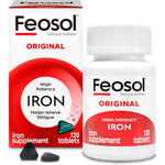 Feosol Original Iron Supplement front bottle view for daily energy support