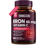 Vitacook High Potency Iron 60 tablets front label view for red blood cell support