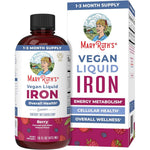 MaryRuth Organics Liquid Iron Supplement front view bottle for healthy blood support