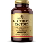 Solgar Lipotropic Factors 100 Tablets front bottle view for liver support