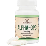 Double Wood Supplements Alpha GPC Choline front bottle view