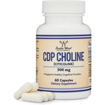 Double Wood Supplements CDP Choline Citicoline front view of bottle
