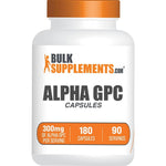 BulkSupplements Alpha GPC 300mg capsules bottle front view