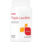 GNC Triple Lecithin 1200mg supplement bottle front view