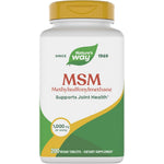 Nature's Way MSM 1000 mg Joint Health Supplement front view bottle showing green label for bone care