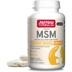 Jarrow Formulas MSM 1000 mg 200 Veggie Capsules front bottle view for authentic joint supplement shopping in India
