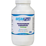Kala Health MSMPure MSM Joint Health 1000 Milligrams Vegetarian Capsules front view bottle