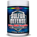 7 Lights Sulfur Defense OptiMSM Pure MSM Powder front view of 16 Ounce container