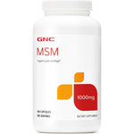 GNC MSM 1000mg Joint Health Supplement bottle front view showing capsule count
