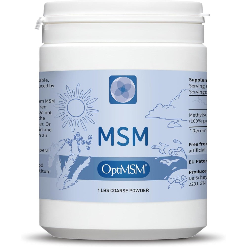 Kala Health Procapsin OptiMSM Pure Methylsulfonylmethane Sulfur Powder front view premium dietary supplement