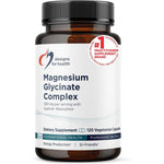 Designs for Health Magnesium Glycinate Complex 120 Vegan Capsules front bottle view