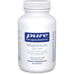 Pure Encapsulations Magnesium Glycinate 90 capsules bottle front view showing product labels