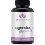 Luma Nutrition Magnesium Glycinate 1000mg bottle front view showing high absorption sleep supplement