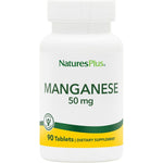 NaturesPlus Manganese 50 mg 90 tablets bottle front view
