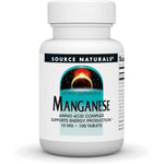 Source Naturals Manganese Amino Acid Complex bottle front view