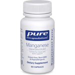 Pure Encapsulations Manganese 60 capsules front view