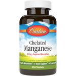 Carlson Chelated Manganese 20 mg 250 Tablets front view