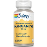 Solaray Manganese 50mg essential trace mineral bottle front view