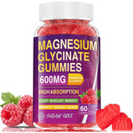 Aeqnjv Magnesium Glycinate 600mg Gummies bottle front view