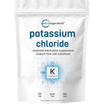 Micro Ingredients Potassium Chloride Powder 1kg front view pouch