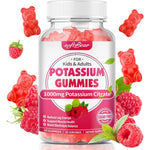Softbear Potassium Citrate 1000mg Sugar Free Gummies front view bottle for electrolyte balance.