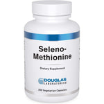 Douglas Laboratories Seleno-Methionine 200 micrograms bottle front view for antioxidant support.