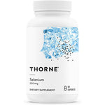 THORNE Selenium 200 mcg 60 capsules front view bottle for thyroid health support