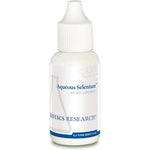 Biotics Research Aqueous Selenium Liquid 0.5 Fluid Ounce bottle front view showing product label details.