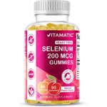 Vitamatic Yeast Free Selenium 200mcg 90 Gummies front bottle view