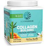 Sunwarrior Vegan Collagen Building Peptides Tahitian Vanilla front view plant based supplement
